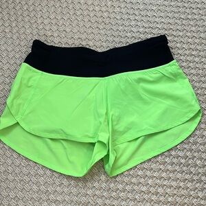 RARE lululemon sea wheeze speed shorts